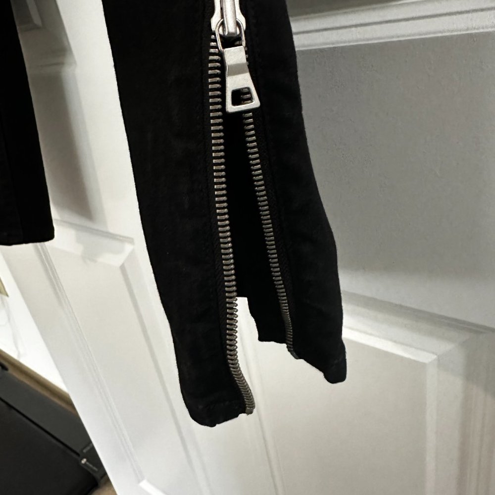 LOFT Plus Black Skinny Jeans w/ Zipper Details | Size 22 NWOT - Picture 7 of 11